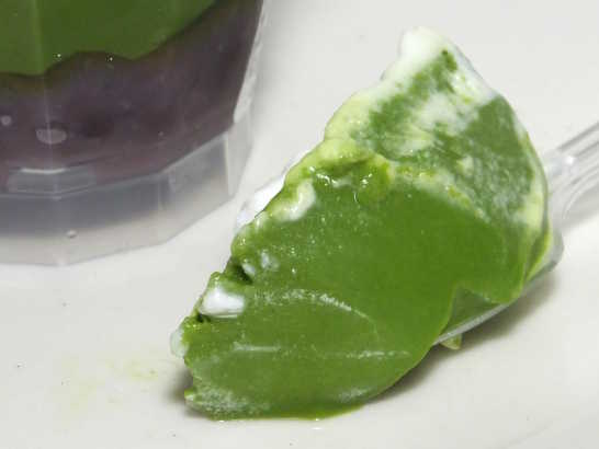コンビニスイーツだお抹茶ババロア【セブンイレブン】_中身03