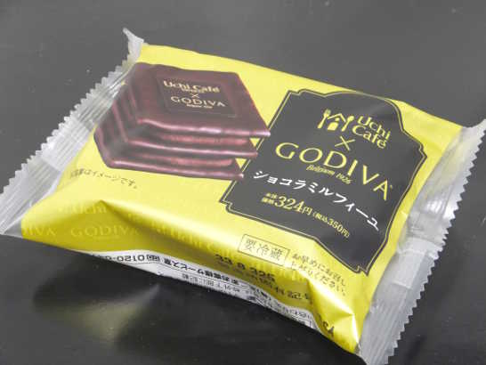 コンビニスイーツだ_GODIVA ショコラミルフィーユ【ローソン】外観00